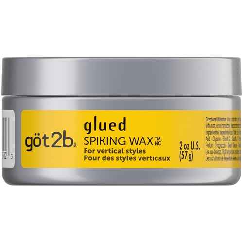 Got2b Glued Spiking Hair Wax, Fierce Holding Power, 2 oz