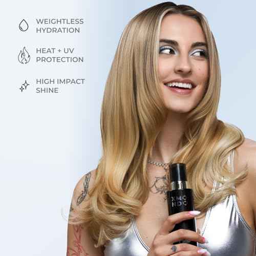XMONDO Hair Super Gloss Leave-In Conditioning Mist ? Weightless Shine, Frizz-Free Finish | Hydrates + Protects from Heat & UV