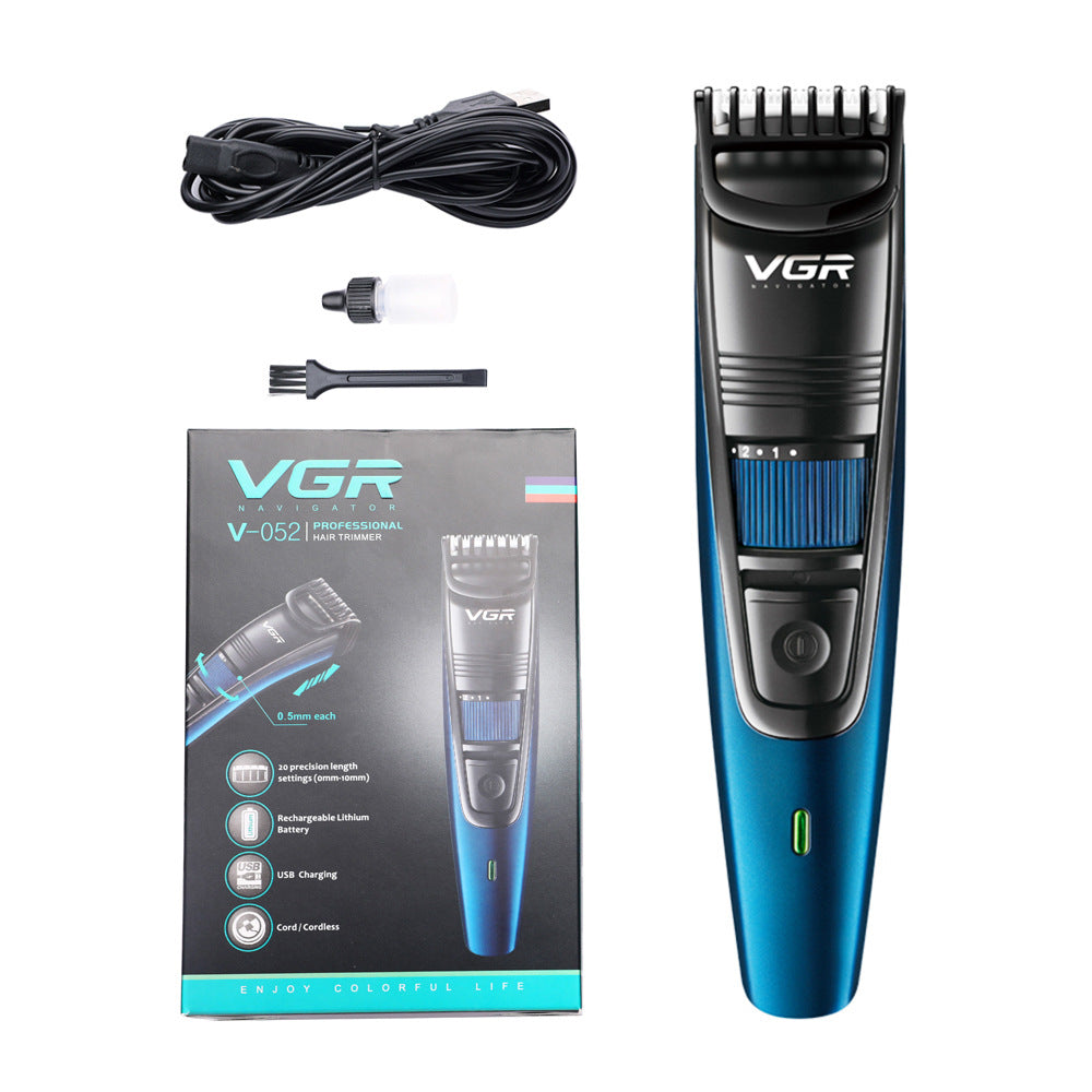 USB Rechargeable Hair Clipper - Blue