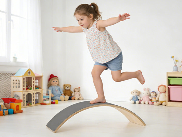 32 Inch Rocker Board Sensory Training Kids Balance Seesaw 300 Lbs