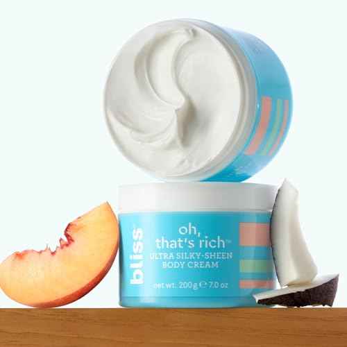 Bliss Oh, That's Rich Ultra Silky-Sheen Body Cream | Instantly Absorbs | Smooth & Soothe the Driest Skin | Paraben Free, Cruelty Free | 7.0 oz