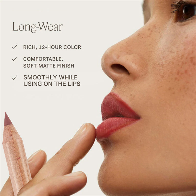 Long-Lasting Matte Lip Liner Pencil Set - Define and Shape Your Lips