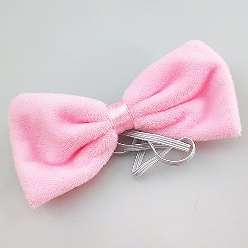 YAXAMING Halloween Pig Ears Headband Nose Bow Tie Tail Pink Pig Hair Hoops Bands Bowtie Animal Headpiece Hairband Women Christmas Holiday Festival Parade Cosplay Dress Up Birthday Party Accessories