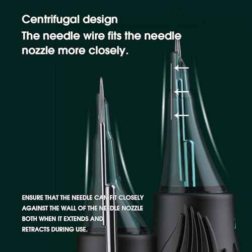 GBK 20pcs Disposable Tattoo Cartridge Needles Round Liner Finger Ledge Tattoo Needles Cartridges with Membrane Safety for Tattoo Artists (0805RL 20Pcs)