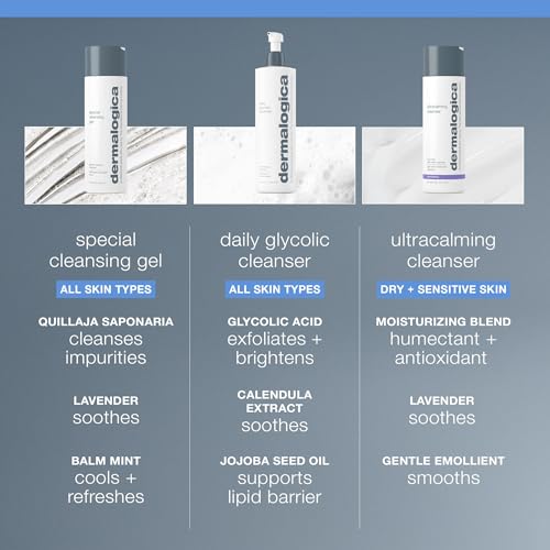 Dermalogica Special Cleansing Gel Gentle-Foaming Face Wash for Women and Men - Leaves Skin Feeling Smooth And Clean