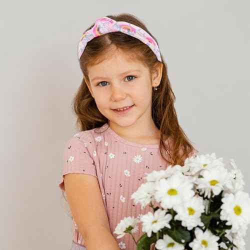 Sequins Headbands for Girls, Glitter Rainbow Girls Headbands Cute Knotted Head Band for Women Teens Sparkle Girl Hair Accessories