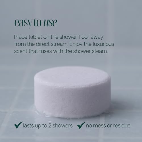 Shower Steamers Aromatherapy 10 Pack - Made in USA with Natural Essential Oils for Christmas Stocking Stuffers, Birthday Gifts for Women and Men, White Elephant, Self Care - Eucalyptus