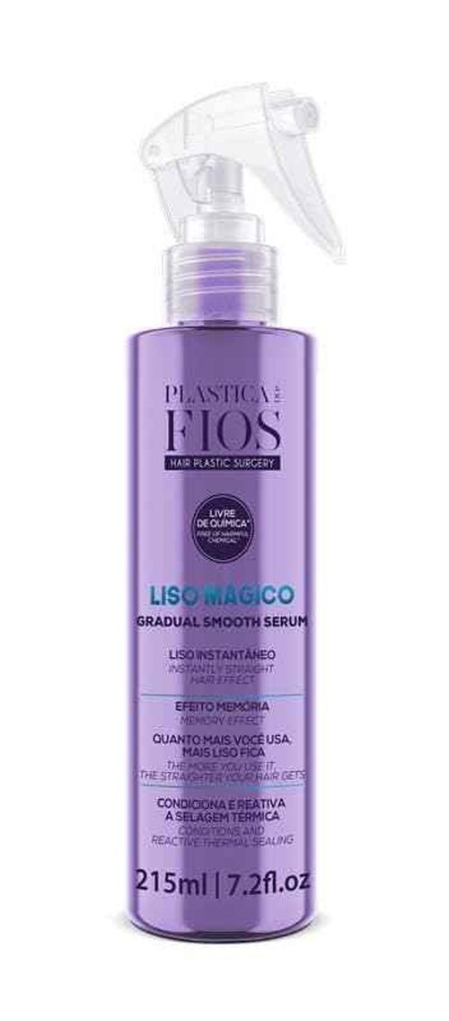 Plastica Dos Fios Liso Magico Gradual Smooth Serum (215ML) With Comb Included