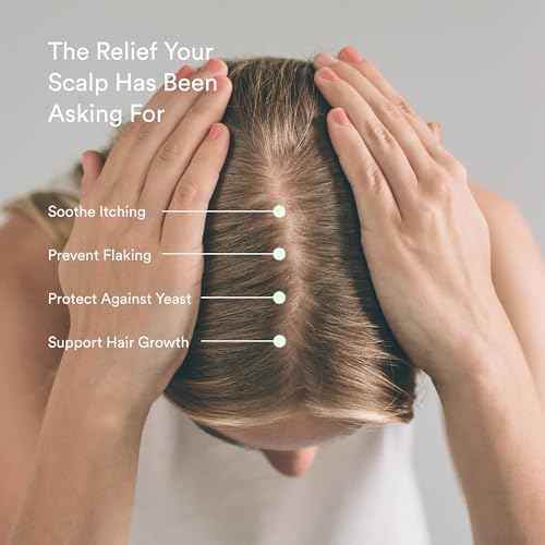 Dermazen Malassezia-Safe MCT Scalp Moisturizer for Men & Women - Natural Treatment for Dry, Flaky Scalp | Tea Tree & Rosemary Essential Oils for Hydration, Itch Relief & Hair Growth Support - 4oz