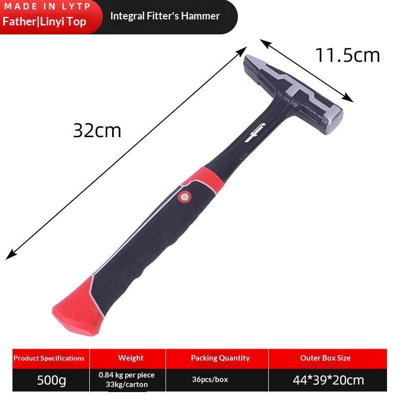 High-Carbon Steel Forged Hammer for Industrial & Household Use - Multiple Sizes