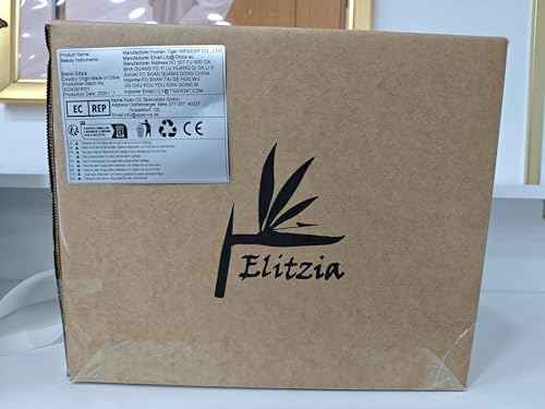 Elitzia Massage Oil Warmer Lotion Warmer 131°F Constant Temperature with Metal Plastic Pump Bottles Massage Oil Heater for Creams Gels & Essential Oils ETOH843NB (Square Nut Colour)