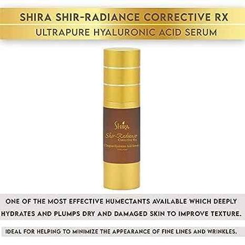 Shira Shir-Radiance Corrective RX Ultrapure Hyaluronic Acid Face Serum For Anti-Aging Skin Nutrients Nourished And Hydrated Skin (30ML)