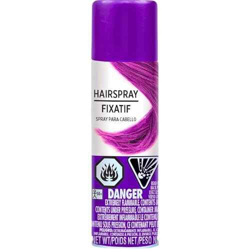 Hypo-Allergenic Purple Hair Spray - 3 oz. - Perfect Party Accessory, 1 Pc.