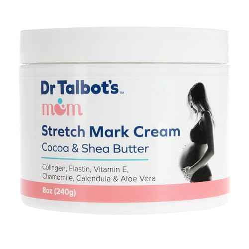 Dr. Talbot's Mom Stretch Mark Cream - Made With Cocoa and Shea Butter - Postpartum Care for Moms - 8 oz