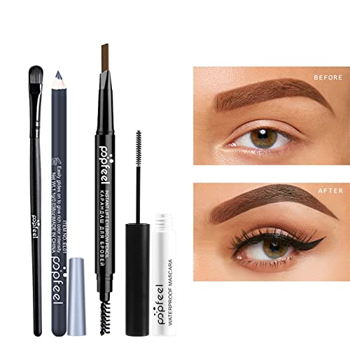 FantasyDay All in One Starter Cosmetics Set - 40 Color Eyeshadow Palette, Makeup Brushes, Brow Pencil, Mascara - Women & Teens Gift Set