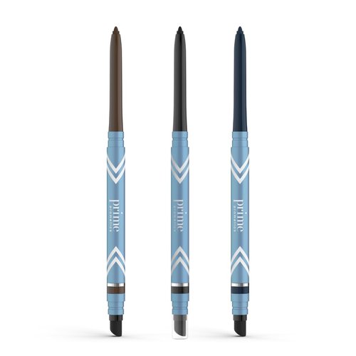 PRIME PROMETICS Ecstatic Eyes Bundle – PrimeEyes Glide Eyeliner Trio (Black+Wood+Sapphire)