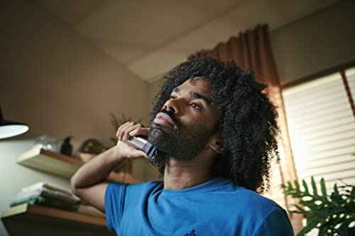 Norelco Philips Multigroom 7000 Series, All-in-One Trimmer, Beard Trimmer and Hair Clipper, 19-Piece Men's Grooming Kit for Beard, Head, Hair, Body, and Face, Soft Pouch, MG7910/49