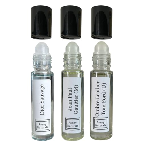 Fragrance Sample Set For Men - Mens Roll On Body Oil, Long Lasting Cologne Inspired For Man, Portable Travel Size Bottle, Type Replicant Fragrances, Perfume Sampler Gift (Sexy Set)