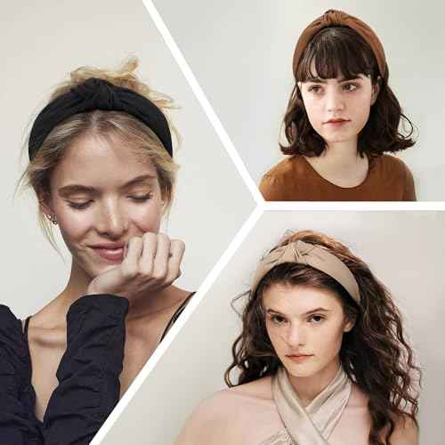Ivyu Headbands for Women - Head Bands for Women's Hair Non Slip Wide Workout Headbands for Grirls