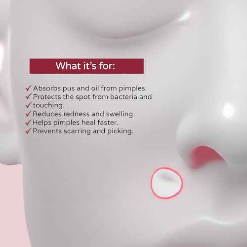 MUVEX Acne Patches for Pimples ? Hydrocolloid Pimple Patch for Whiteheads ? Overnight Spot Treatment ? Oil Absorbing, Drug-Free, Invisible, Vegan & Safe for Sensitive Skin ? 72 Count.