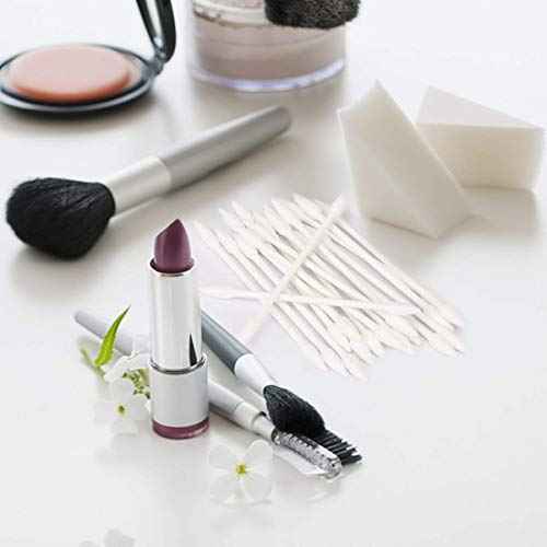 800 Pieces Cotton Swabs, Double Precision Tips with Paper Stick, 4 Packs, 200 Pieces 1 Pack (Double-Pointed Shape)