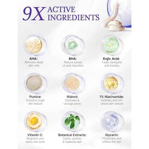 Elvira KP Bump Eraser Foot & Body Scrub, Exfoliating Scrub for Keratosis Pilaris, Smooth Skin with 10% AHA BHA & Niacinamide, Deep Moisturizing Cleanser for All Skin Types, Exfoliante para el Cuerpo