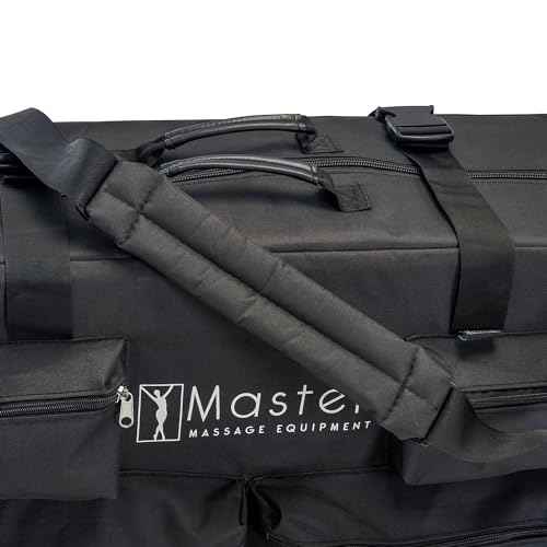 Master Massage Universal Massage Table Carry Case, 5 Pockets Carrying Bag for Massage Table, 25"-32", Black