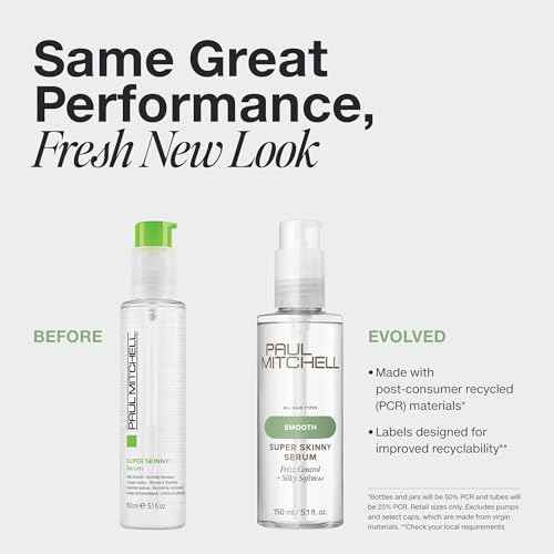 Paul Mitchell Super Skinny Serum Blowout Primer, Speeds Up Drying Time, Humidity Resistant, For All Hair Types