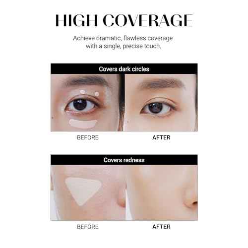 THESAEM Cover Perfection Tip Concealer, Liquid Multi-Use Concealer, Full Coverage Makeup for Acne Dark Spots Dark Circles Hyperpigmentation and Blemishes, 0.2 fl. oz. (#1.5 Natural Beige)
