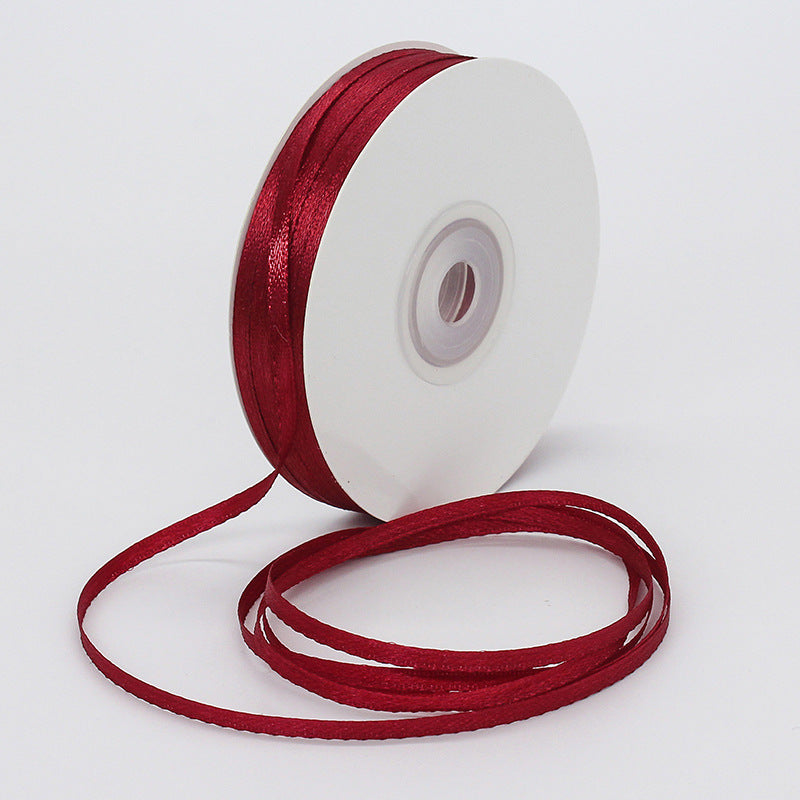 0.3cm Double-Sided Polyester Ribbon - Multiple Colors Available