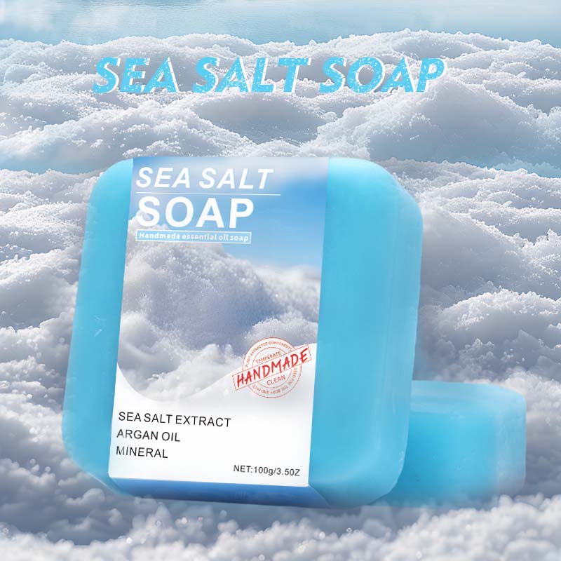 Sea Salt Essential Oil Soap 100g Natural Body Care Bar