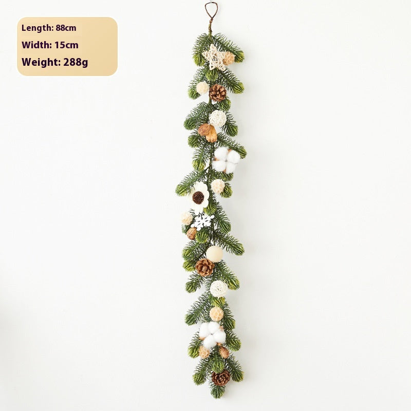 Christmas Wreath Cane Decorations for Holiday Home Decor