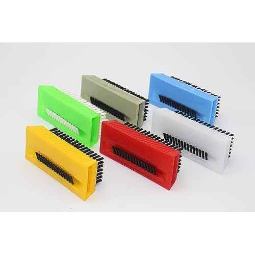 6 Pieces Hand Scrub Brushes for Cleaning Fingernail Nail Brush Soft for Men Non Disposable Scrub Brush Heavy Duty Plastic Cleaning Brushes for Hands Nail Cleaning (6 PCS)