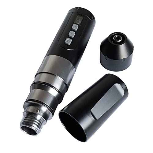 BRONC V2 Tattoo Machine Rotary Pen Style Supply Coreless Motor 2,000mAh Battery Power (Grey)