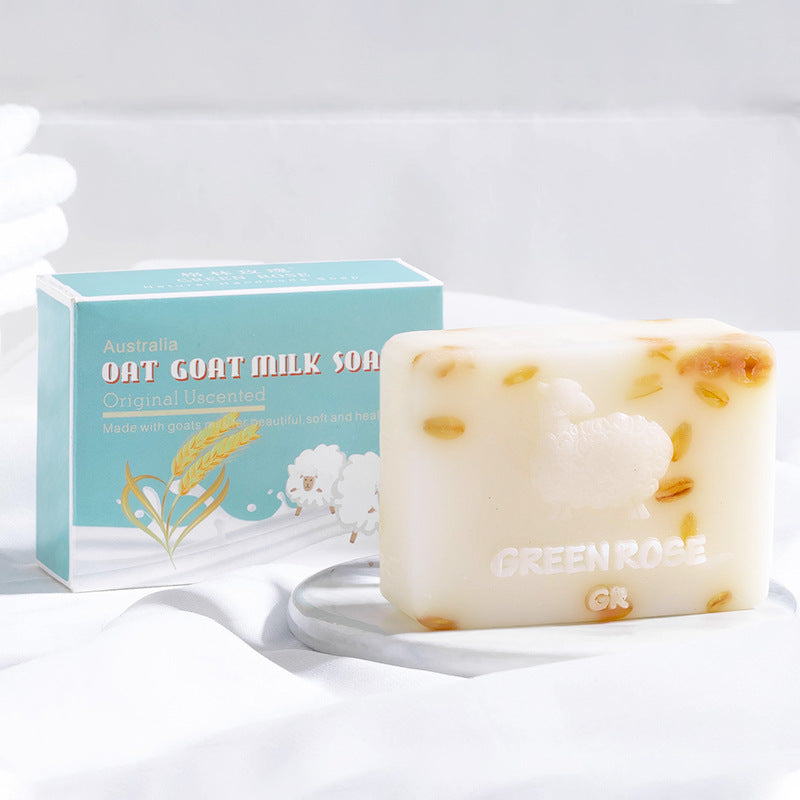 Handmade Goat Milk Soap Moisturizing Cleansing Light Black - Natural Skin Care