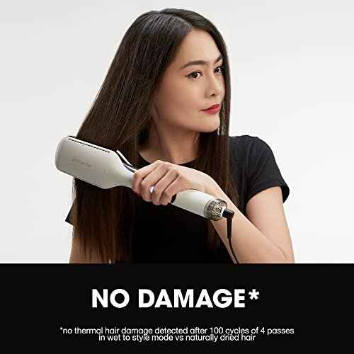 ghd Duet Style - 2-in-1 Flat Iron Hair Straightener + Hair Dryer in One Tool | Transform Hair from Wet to Styled with No Heat Damage | Blow Dry with No Fizz | 2X More Shine
