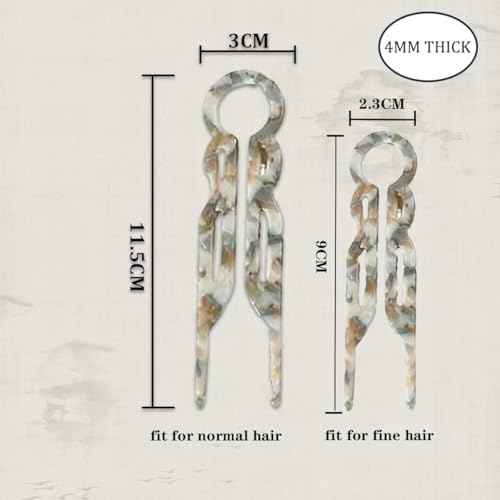 Lialys Hair Clips for Thick Hair, Prestige Hair Pin, Elegant 2025 Accessories for Women