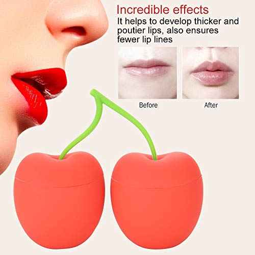 Lip Enhancer - Lip Plumper Device for Women & Girls, Beauty Tool with Cherry Shape Design, for Lip Training & Plumping, Portable Lip Care Device