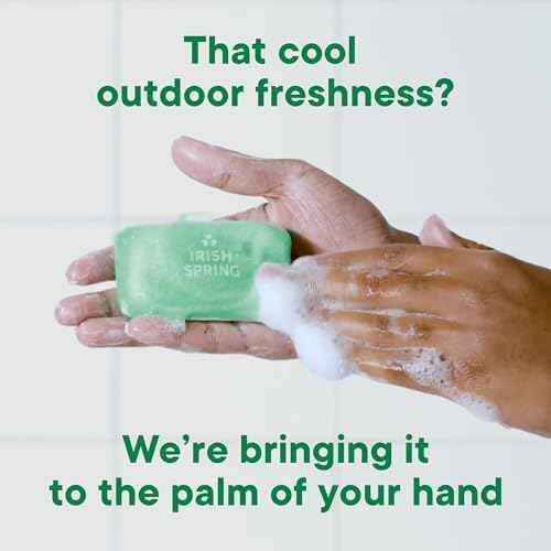 Irish Spring Bar Soap for Men, Original Clean, Smell Fresh and Clean for 12 Hours, Men Soap Bars for Washing Hands and Body, Mild for Skin, Recyclable Carton, 3.7 Ounce - 3 Count (Pack of 8)