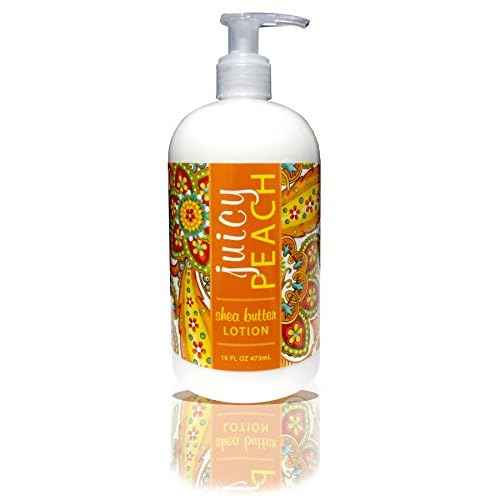 Greenwich Bay JUICY PEACH Shea Butter Hand & Body Lotion Enriched with Cocoa Butter 16 oz