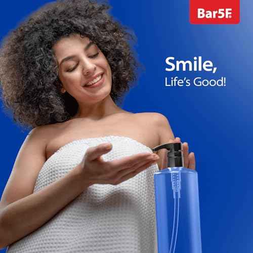 Bar5F Empty Shampoo Bottles with Pumps (2-Pack 32oz/1Liter/Large) BPA-Free PETE1 Plastic Bottle Crystal-Clear