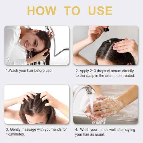 5% Minoxidil Hair Growth Serum for Men and Women, for Hair and Beard Regrowth Treatment - 30ml