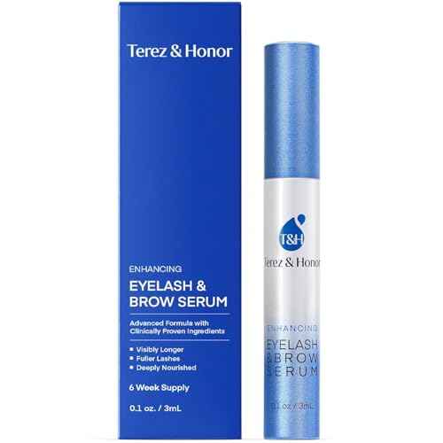 Advanced Eyelash Serum for Thicker, Longer Eyelashes and Eyebrows - Grow Luscious Lashes with Brow Enhancer (3mL)
