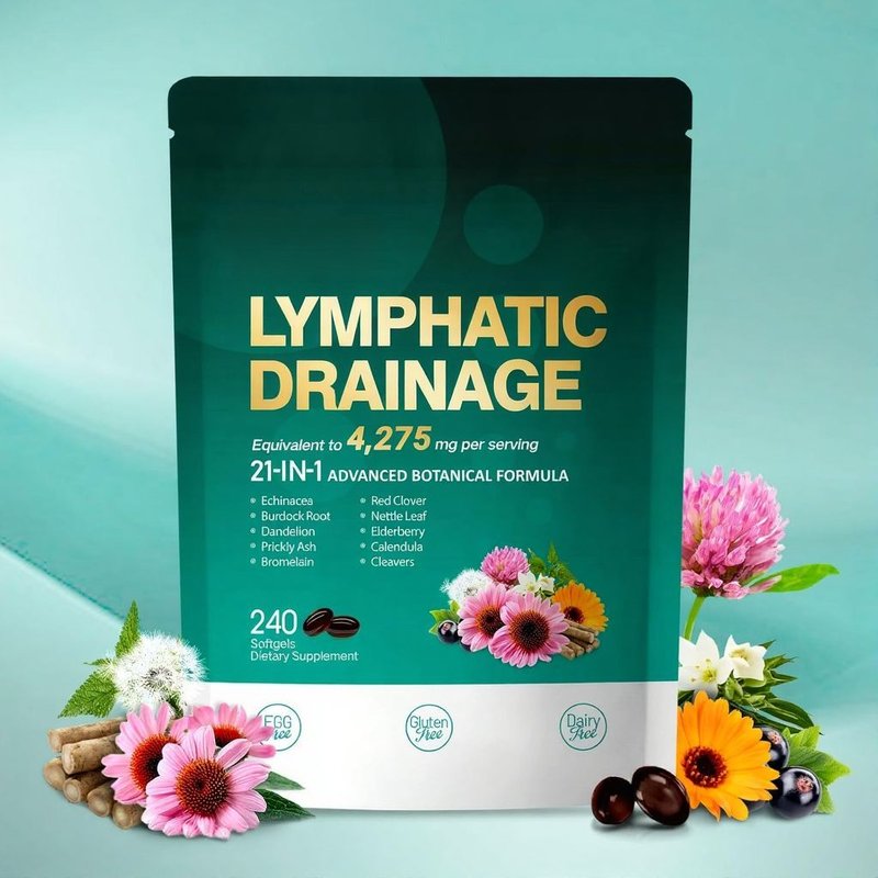 Lymphatic System Support Softgels - 240 Capsules