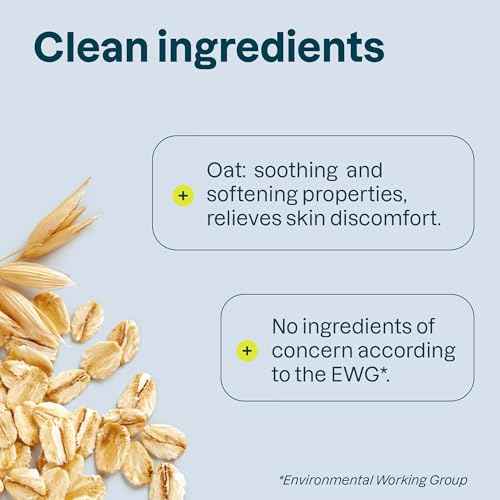 ATTITUDE Body Cream for Sensitive Skin with Oat, EWG Verified, Dermatologically Tested, Vegan, Extra Gentle, Unscented, 8 Fl Oz