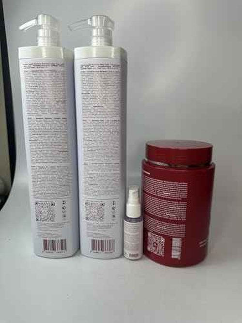 I Belli Capelli Ravenna Hair Straightening Kit – Repair Hair B-tox, Aloe Vera Shampoo & Conditioner, Repair Oil – Anti-Frizz, Intense Hydration, Shine – Formaldehyde-Free – For All Hair Types (4-Pack)