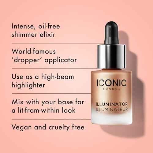 ICONIC LONDON Illuminator | Liquid Highlighting Drops for a Radiant Glow, Cruelty-Free, Vegan Makeup