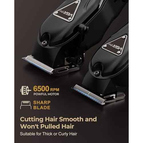 Electric Hair Clippers for Men, Cordless Clipper and Trimmer Set, Clippers for Hair Cutting Kit with Long Battery Life, Hair Grooming Trimmer for Family Kids and Self-Haircut Use