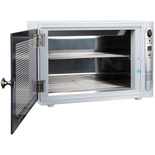 ForPro Professional Collection Premium Nail Tool Cleaning Machine, Large 9L Capacity, Sanitizes Towels & Implements, 10.3" H x 15" W x 8.5" D