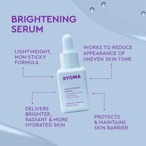 BYOMA So Bright Set - Barrier Repair Skincare Set for Brighter Skin - Creamy Jelly Cleanser, Brightening Face Serum & Ceramide Face Moisturizer - Alcohol Free Skin Care - 30ml, 15ml, 15ml